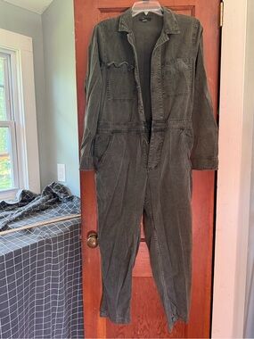 BDG Olive Green Utility Jumpsuit